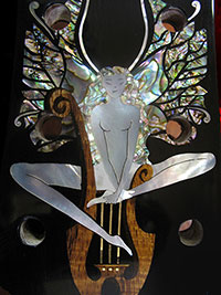 Luthier Kathy Wingert, Custom Acoustic Guitars - Jimmi Wingert Inlay Artist