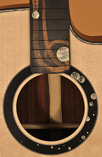 Luthier Kathy Wingert, Custom Acoustic Guitars - Jimmi Wingert Inlay Artist