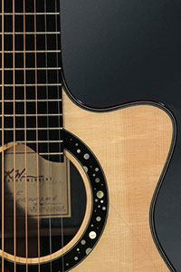 Luthier Kathy Wingert, Custom Acoustic Guitars - Jimmi Wingert Inlay Artist