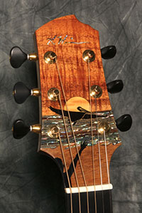 Luthier Kathy Wingert, Custom Acoustic Guitars - Jimmi Wingert Inlay Artist