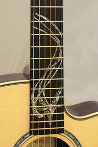 Luthier Kathy Wingert, Custom Acoustic Guitars - Jimmi Wingert Inlay Artist