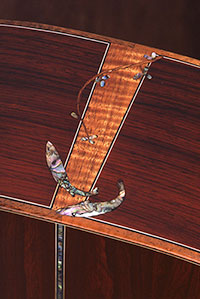 Luthier Kathy Wingert, Custom Acoustic Guitars - Jimmi Wingert Inlay Artist