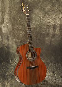 Hand-built guitar by luthier Kathy Wingert