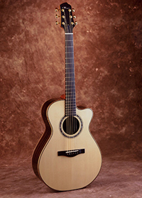 Hand-built guitar by luthier Kathy Wingert