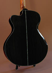 Hand-built guitar by luthier Kathy Wingert