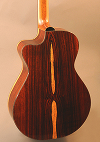 Hand-built guitar by luthier Kathy Wingert