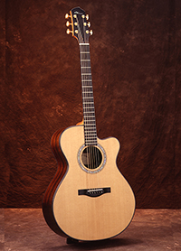 Hand-built guitar by luthier Kathy Wingert