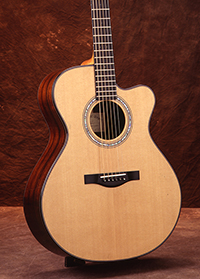 Hand-built guitar by luthier Kathy Wingert