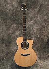 Hand-built guitar by luthier Kathy Wingert