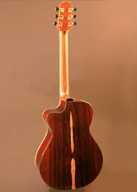 Hand-built guitar by luthier Kathy Wingert