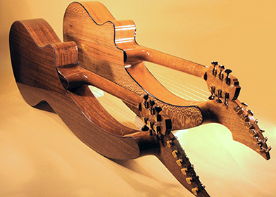 Custom Harp Guitar