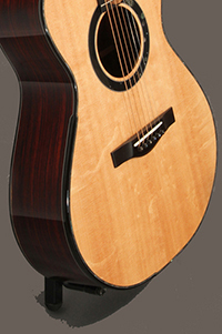 Contemporary Custom Acoustic Guitar Bevels, Ports and Cutaways