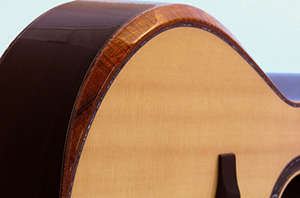 Contemporary Custom Acoustic Guitar Bevels, Ports and Cutaways